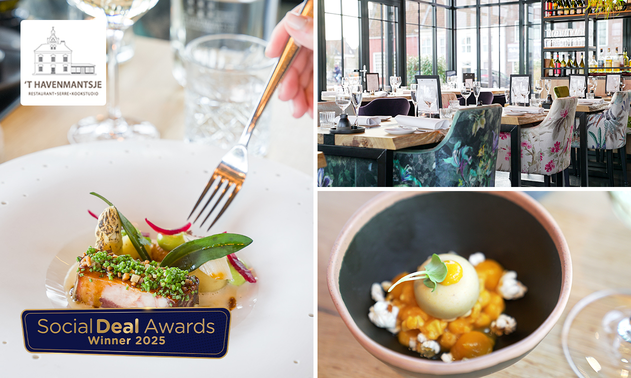 Culinaire 3-gangenlunch van de chef bij 't Havenmantsje