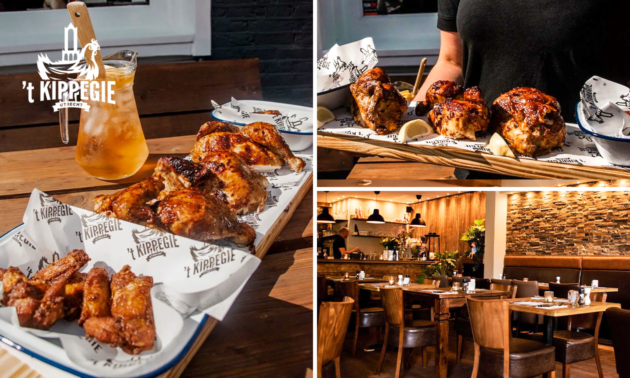 Kippie uit 't zakkie bij 't Kippegie in hartje Utrecht