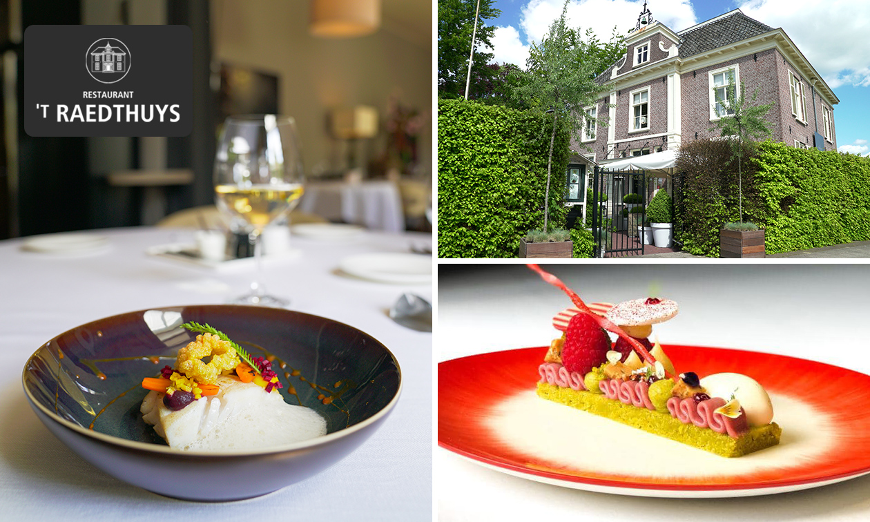 4-gangenlunch bij Michelinster-restaurant 't Raedthuys