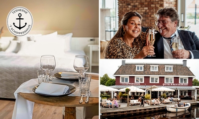Overnachting voor 2 + welkomstdrankje + late check-out + evt. diner nabij Heerenveen