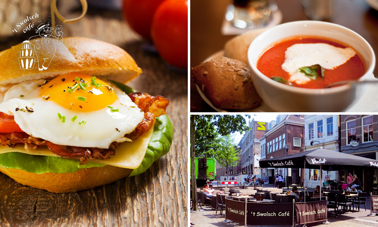 2-gangenlunch à la carte bij 't Swolsch Café