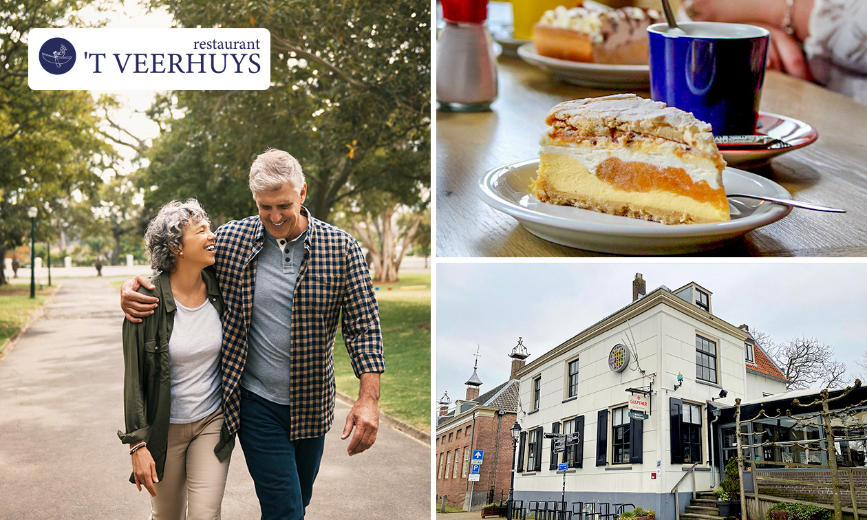 Wandelarrangement incl. koffie + gebak + 2-gangenlunch