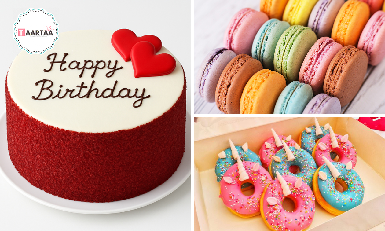 Zoete lekkenrijen naar keuze voor afhaal