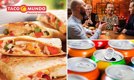 Take-away diner bij Taco Mundo