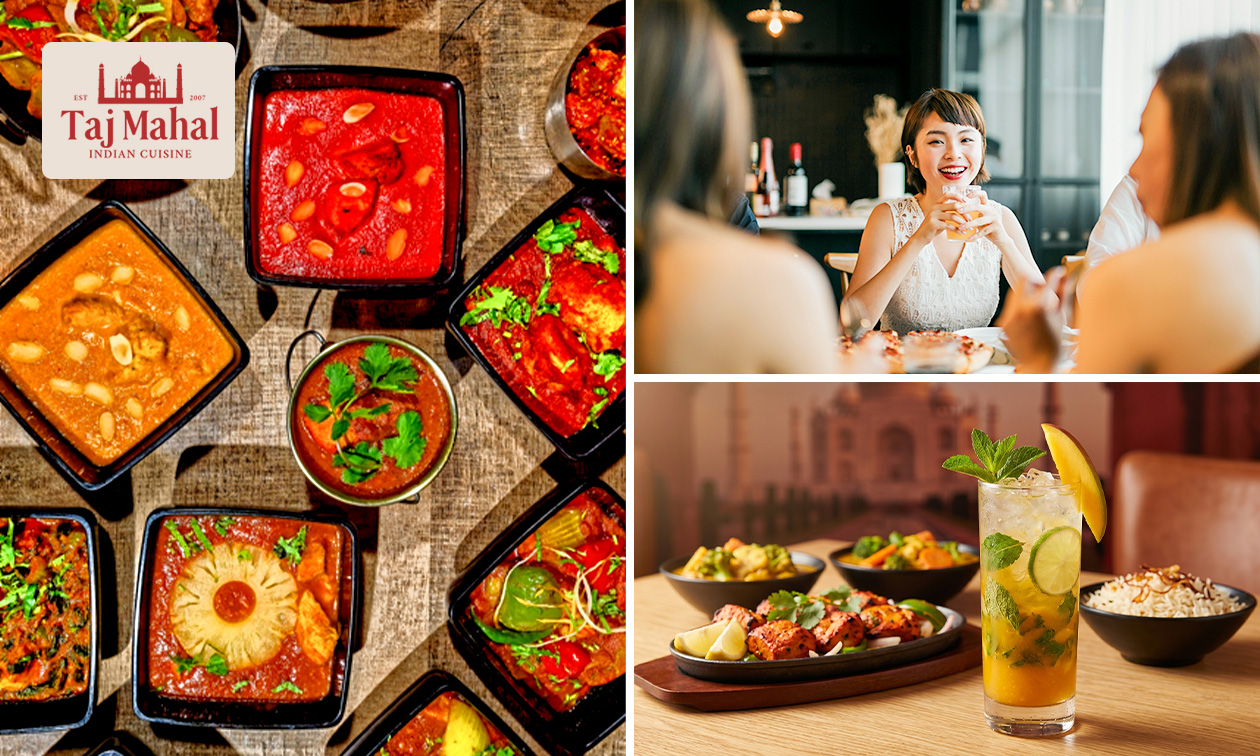 Indiaas lunchgerecht naar keuze + bijgerechten + cocktail