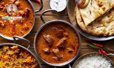 Indiaas 2- of 3-gangendiner à la carte bij Taj Mahal in hartje Gent
