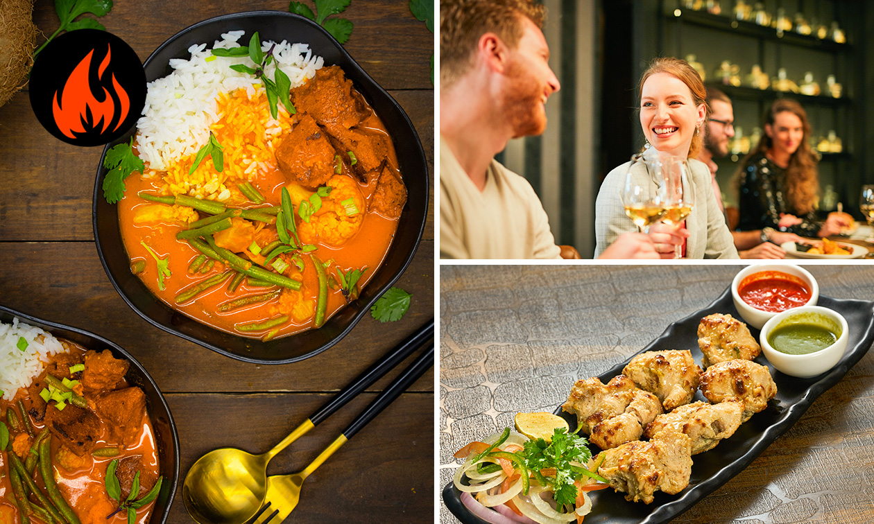 Indiaas 3-gangendiner à la carte bij Tandoori Flamez Grobbendonk