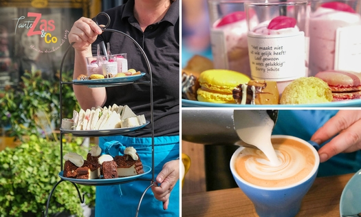 Mini-high tea bij Tante Zas & Co