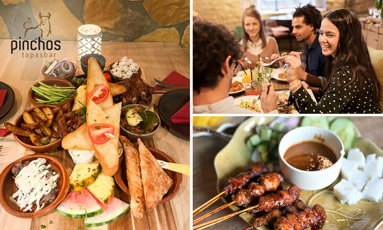 Spaans 3-gangendiner naar keuze bij Tapasbar Pinchos in Heerlen