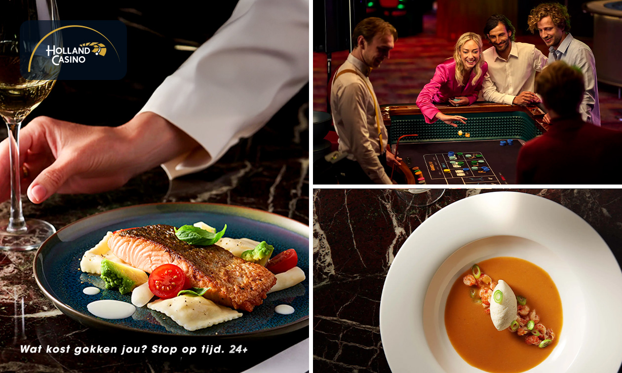 3-gangen keuzediner in Holland Casino Enschede