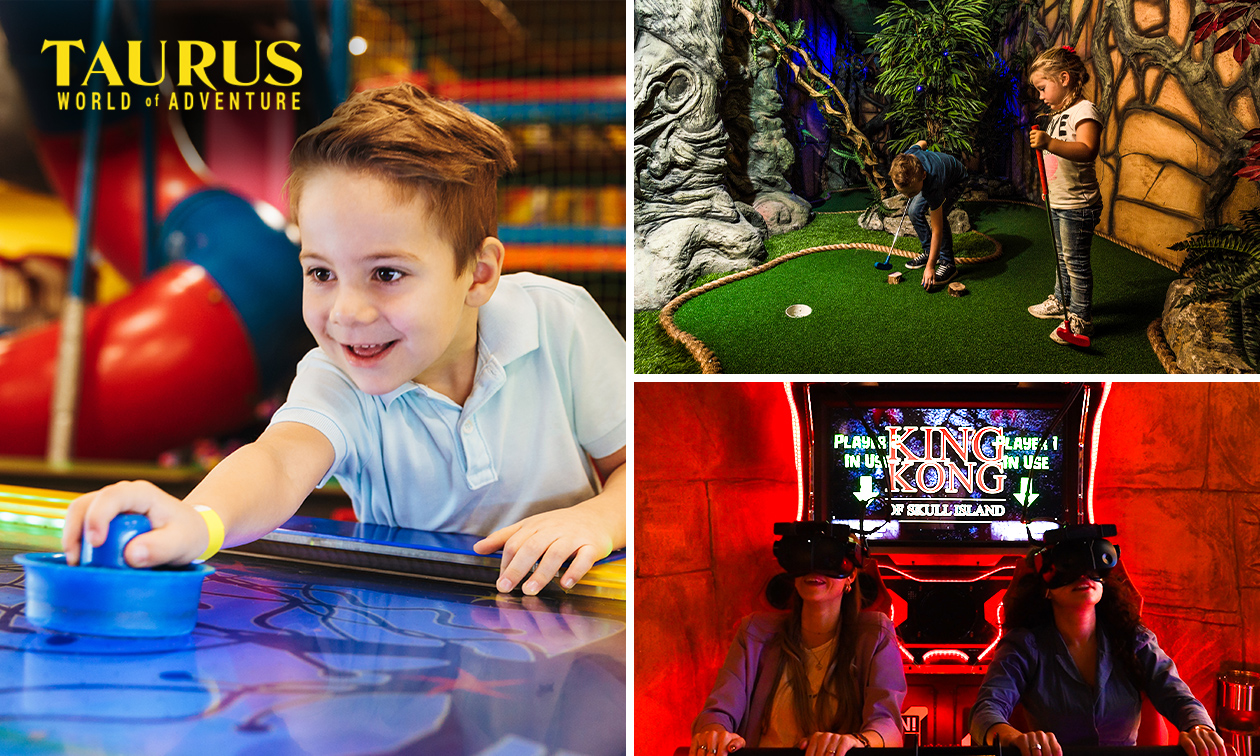 Adventure Golf + 3 Arcade Dollars