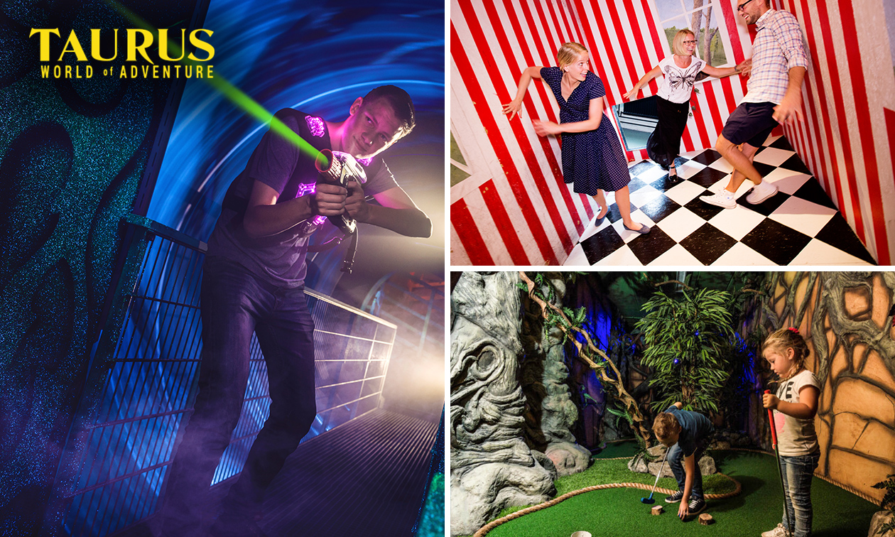 Lasergame, Adventure Golf of Mission Impossible Family (4 uur)