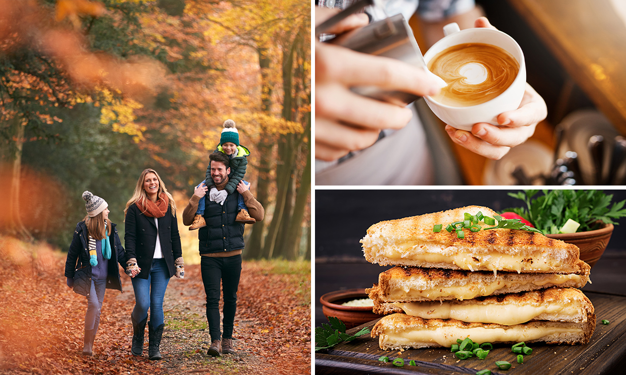 Wandelarrangement + koffie/thee + muffin + lunch