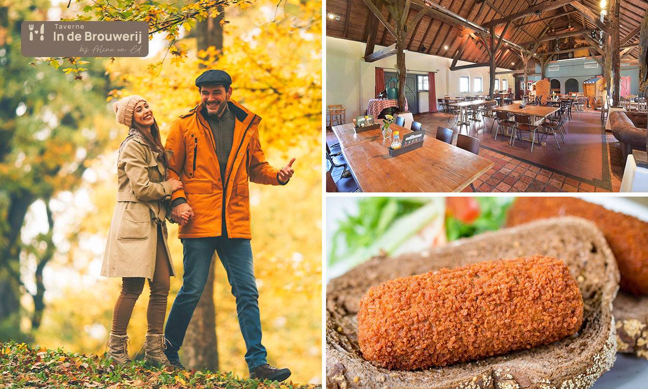 Wandelarrangement + lunchplank + koffie of thee + gebak of worstenbroodje