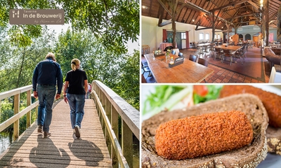 Wandelarrangement + lunchplank + koffie/thee + gebak bij Taverne 'In de Brouwerij'