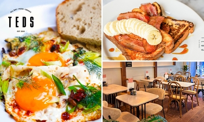 Brunch- of lunchgerecht naar keuze bij Teds Amsterdam de Pijp