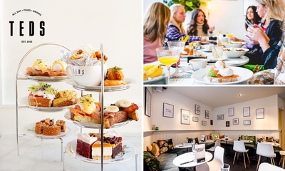 High tea (1,5 uur), shared brunch of ontbijt bij Teds in Amsterdam