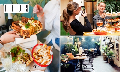 Shared brunch + onbeperkt waffle fries bij Teds in hartje Den Haag