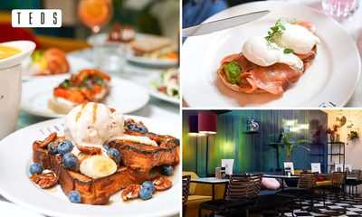 Ontbijt + jus d'orange + koffie/thee en evt. glas bubbels bij Teds Haarlem