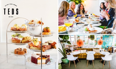 High tea (1,5 uur), shared brunch of ontbijt bij Teds