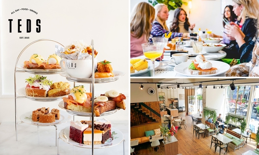 High tea, shared brunch of ontbijt bij Teds Rotterdam Lijnbaan