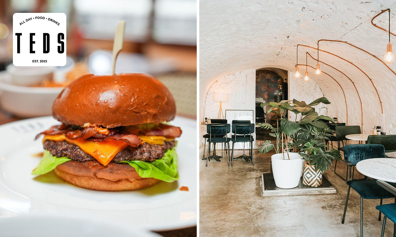 Burger naar keuze + friet bij Teds Utrecht