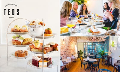 High tea (1,5 uur), shared brunch of ontbijt bij Teds