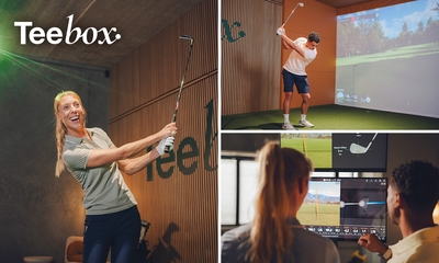 Indoor simulatie golf-experience voor 2-4 pers. (60, 90 of 120 min)