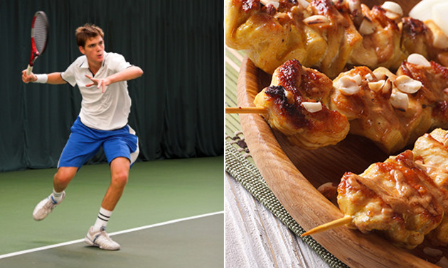 1 uur tennis + diner voor 2 of 4 personen 1 uur tennis + diner voor 2 of 4 personen