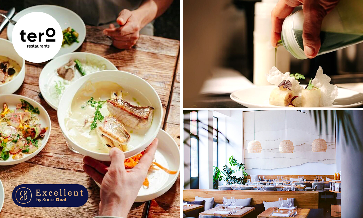 Menu en 3 ou 4 services à la carte chez TERO à Bruxelles