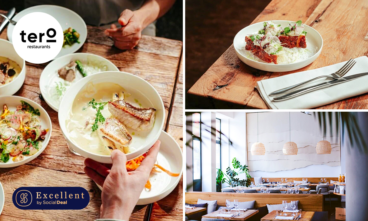 Menu en 3 ou 4 services à la carte chez TERO à Bruxelles