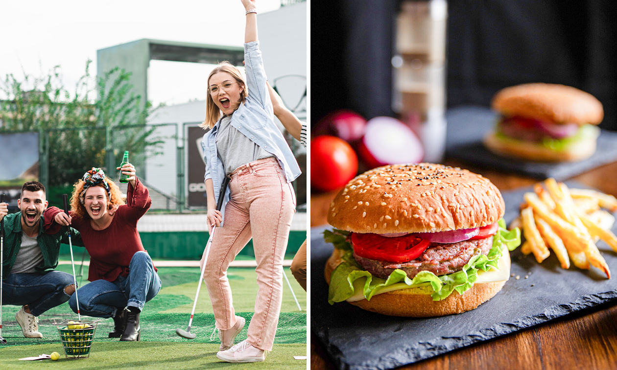 2-gangen keuzediner + evt. minigolf bij Terra Nova Burgers & More
