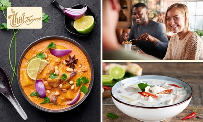 Thais 3-gangen keuzediner of -lunch in hartje Gent