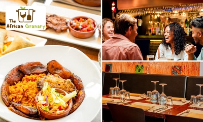 Afrikaans 3-gangen shared dining-diner bij The African Granary