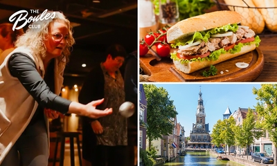 2-gangen keuzelunch + evt. jeu de boules (1 uur) in hartje Alkmaar