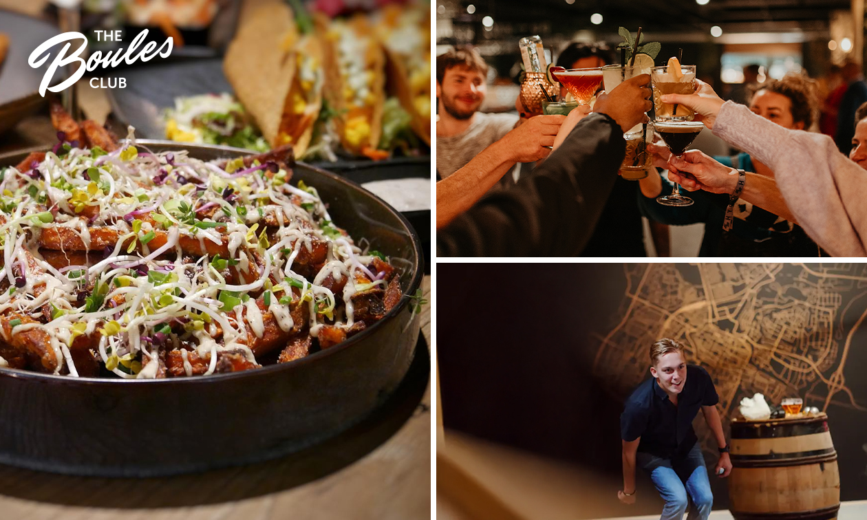 Shared dining-diner (evt + nagerecht) bij The Boules Club in Alkmaar