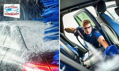 Interieur- en exterieurreiniging van je auto naar keuze