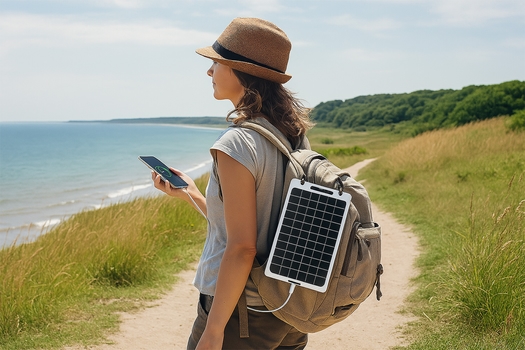 Solcelleoplader