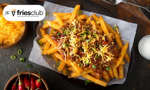 Loaded fries + Fuze Tea naar keuze