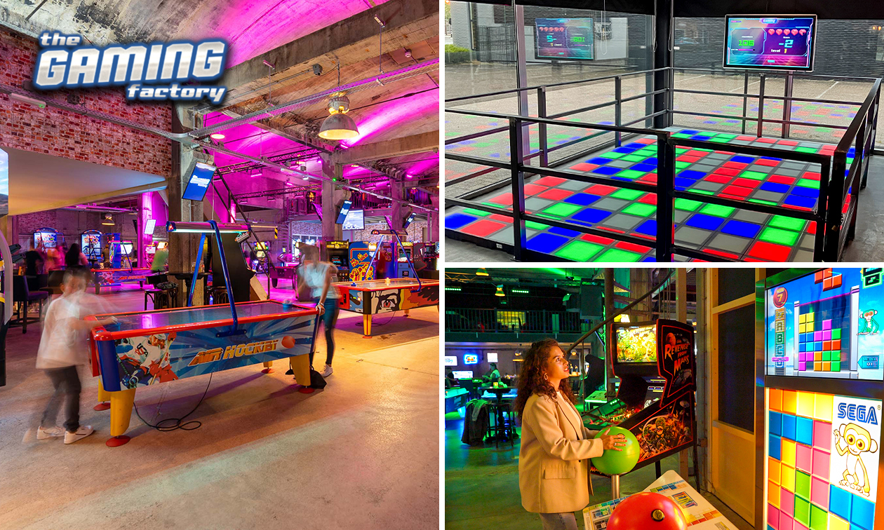 Onbeperkt gamen (3 uur) en/of Pixel Play Floor (30 min) bij The Gaming Factory Tilburg