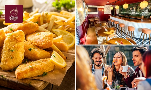 Kibbeling of lekkerbek met patat + drankje