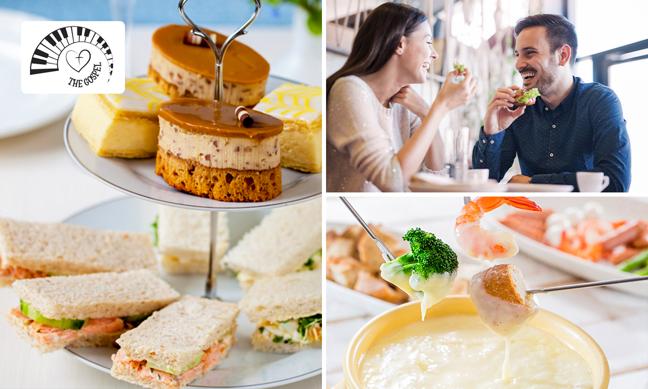 High tea of kaasfondue + nagerecht naar keuze