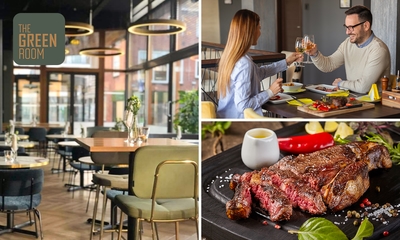 3-gangendiner met vrije keuze van de kaart + amuse bij The Green Room
