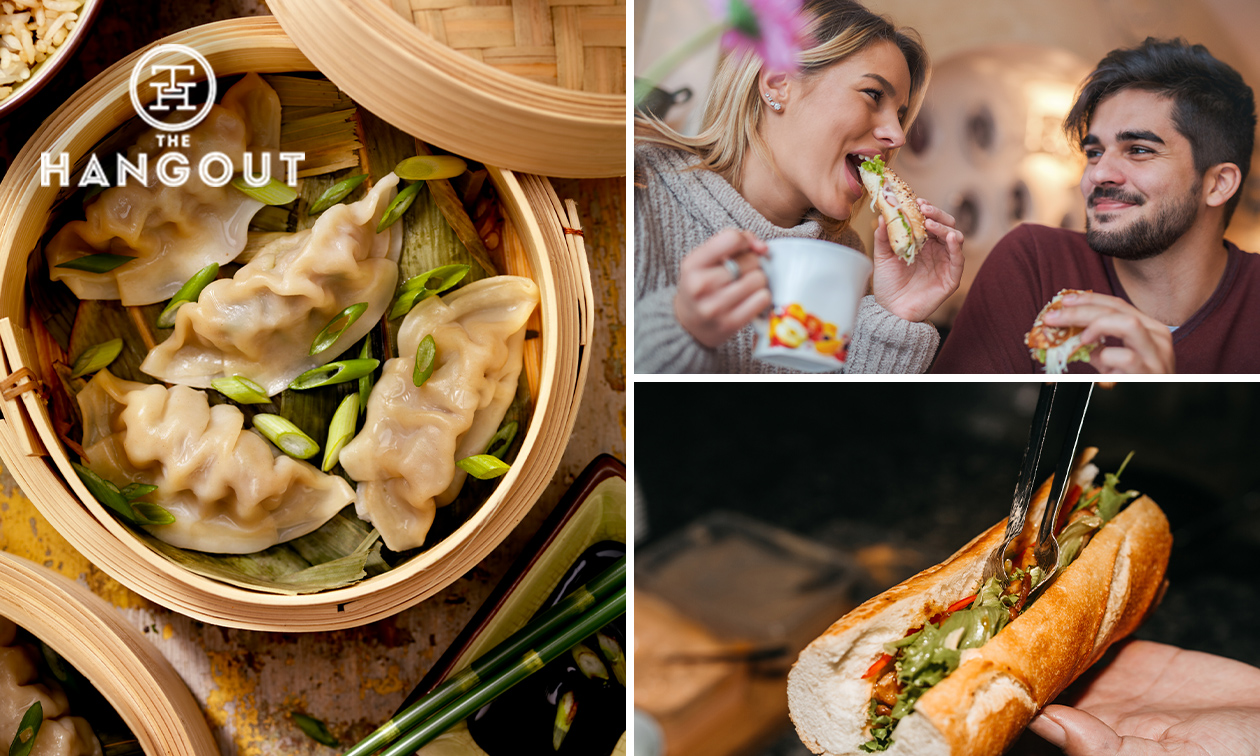 Vietnamese baguette + dumplings