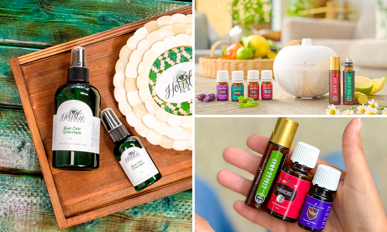 Workshop essentiële oliën (2 uur) + parfumroller of -spray, badzout of balsem