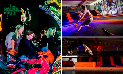 2 uur jumpen of 1 uur jumpen incl. 1 uur arcade of speltegoed bij The House of Fun