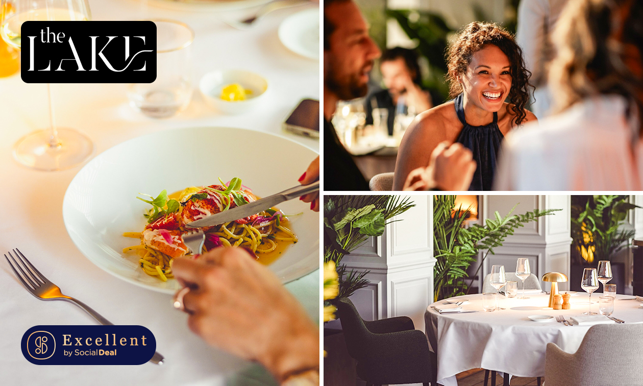 3- of 4-gangenlunch of -diner van de chef bij The Lake