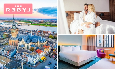 Overnachting voor 2 + ontbijt + welkomstdrankje + late check-out in Nijmegen