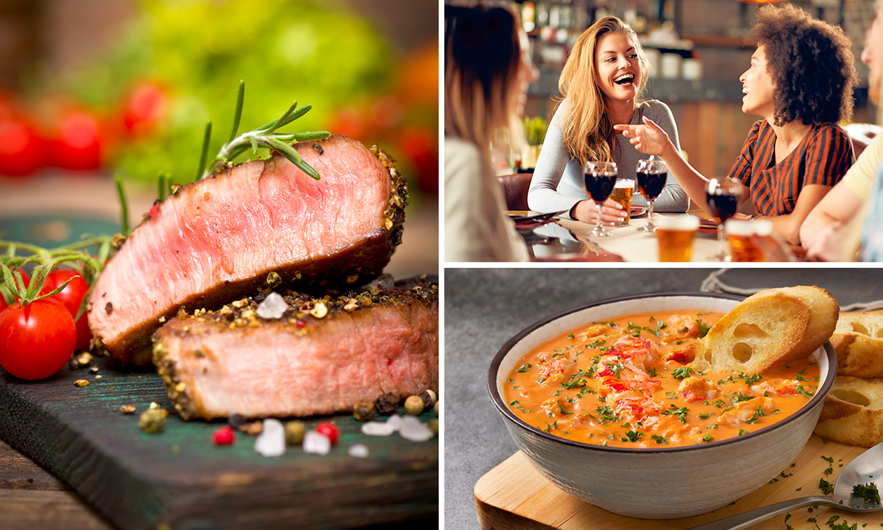 3-gangenlunch of -diner à la carte bij The Salt Room in Blankenberge