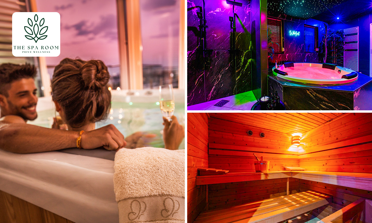 Privéwellness voor 2 personen (3, 4 of 5 uur) + handdoeken + 2 drankjes p.p.